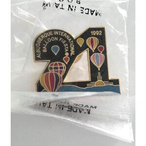 1992 Albuquerque International Hot Balloon Fiesta Lapel Pin LE 1198 out of 5000